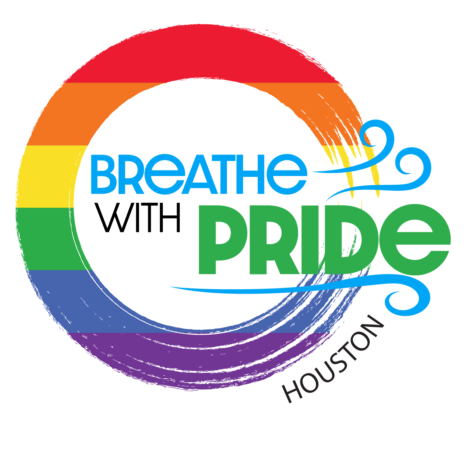 Breathe with Pride Houston logo