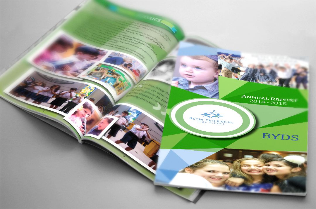 Annual report spreads