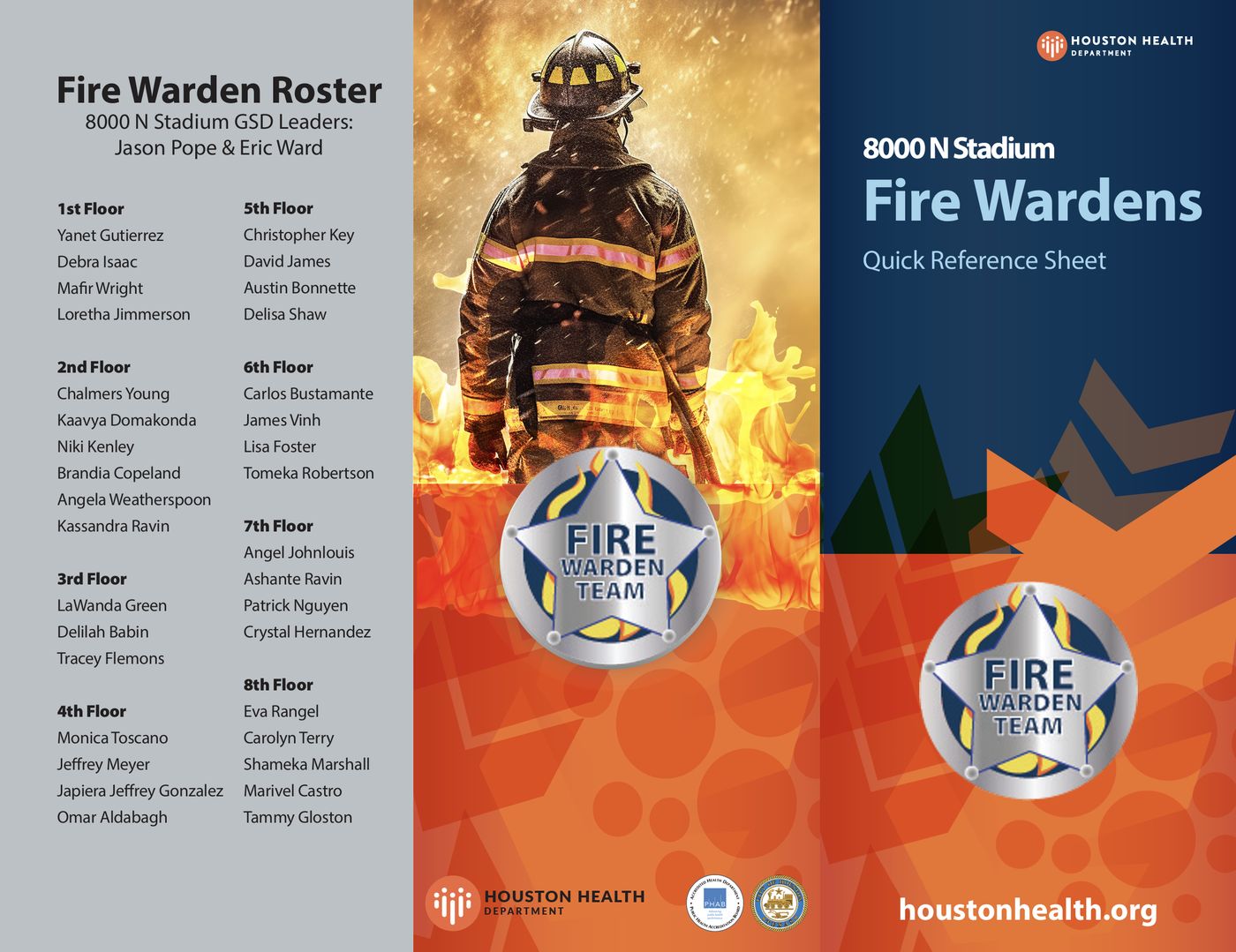 Fire Warden quick-reference