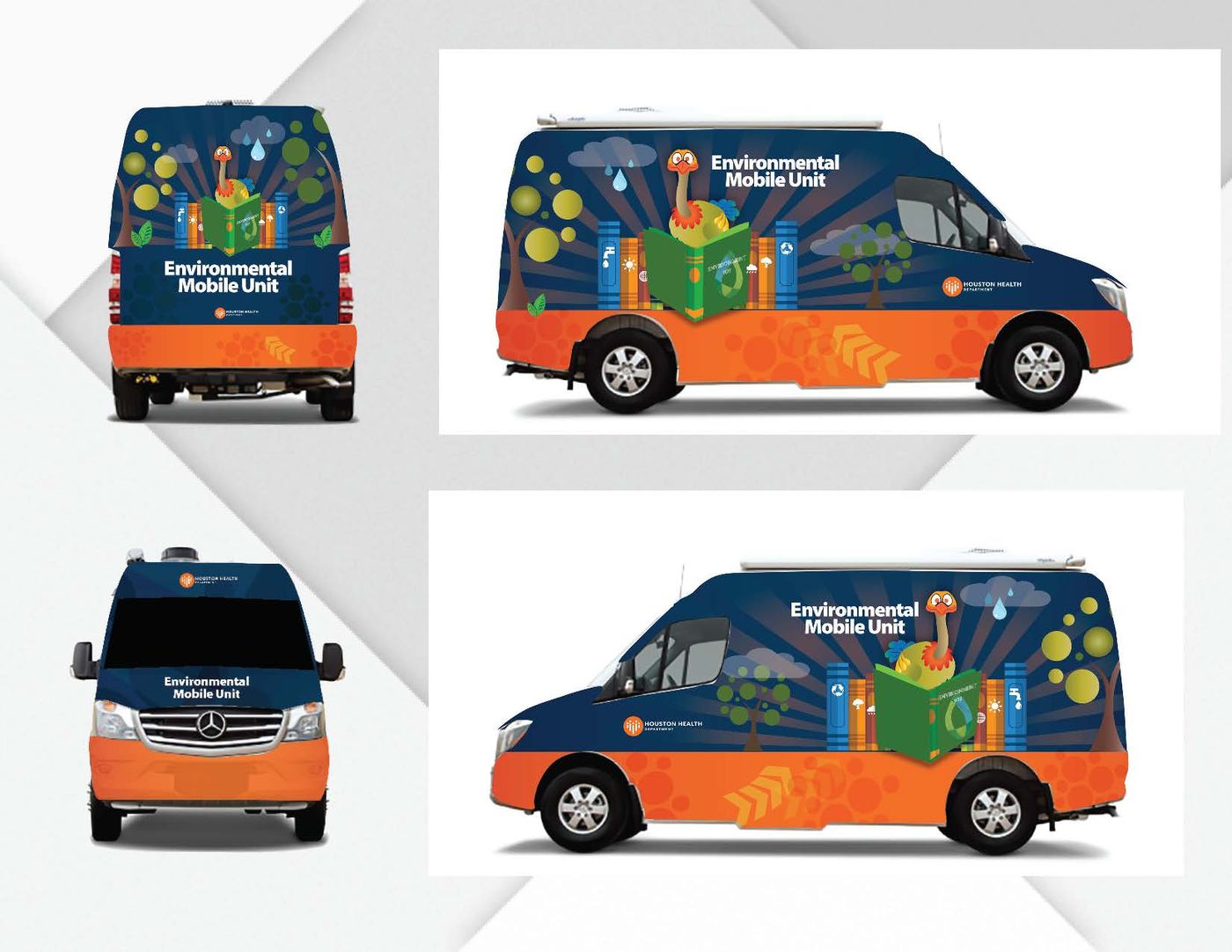 Mobile Unit wrap, all elevations