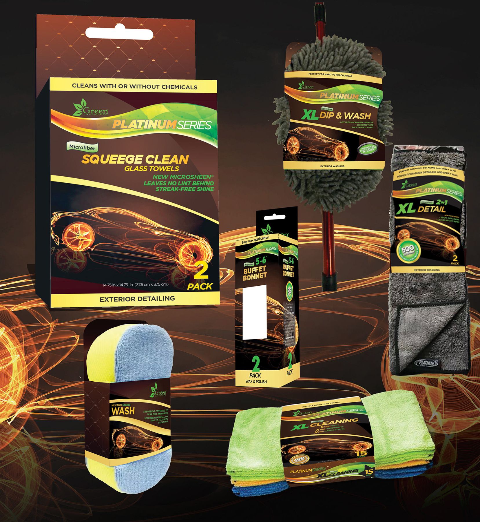 Car-care packaging line, Retail packaging & labels